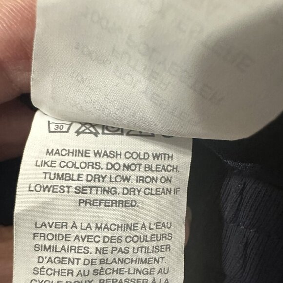 J Crew Skirt Blue Elastic Waist Curved Hem Womens 10 Drapery Skirt - Picture 8 of 8